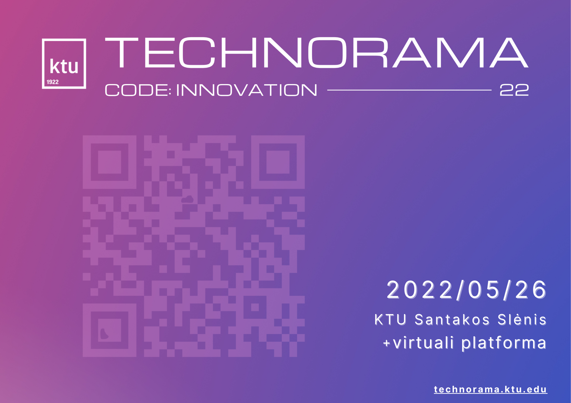 Į KTU „Santakos“ slėnį gyvai sugrįžta inovacijų paroda-konkursas TECHNORAMA‘22