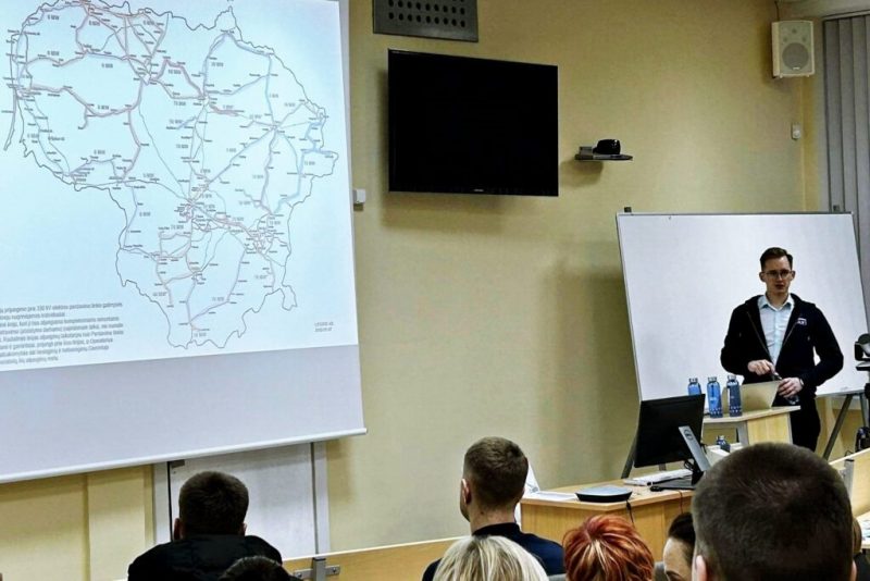  KTU PTVF magistrantų susitikimas su įmonės „Ignitis Renewables“ atstovu
