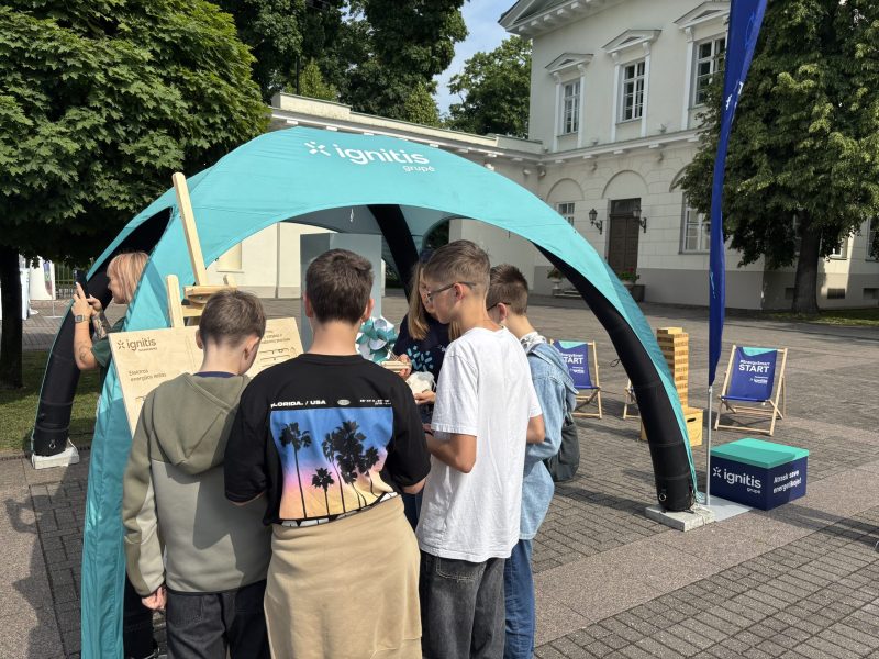  #EnergySmartSTART Žaliųjų idėjų festivalyje: nuo elektros energijos kelio iki tvarumo pažinimo