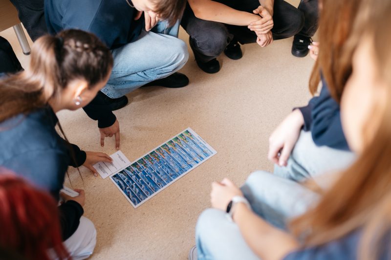  Lietuvos jūrų muziejaus ir „Ignitis renewables“ edukacija: Klaipėdos moksleiviai išbandė vėjo parkų planuotojų vaidmenį